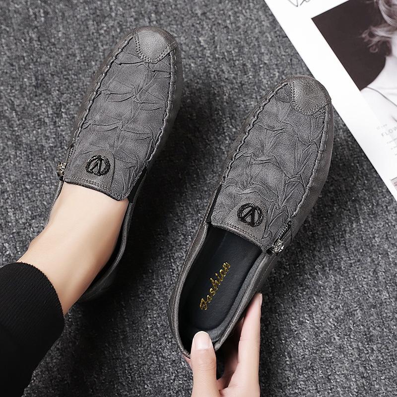 Four Seasons Single Shoes Retro Zipper Casual Leather Shoes Men Shoes One Pedal Lazy Shoes Soft Sole Driving Shoes Doudou Shoes Men 39 чёрный
Four Seasons Single Shoes Retro Zipper Casual Leather Shoes Men Shoes One Pedal Lazy Shoes Soft Sole Driving Shoes Doudou Shoes Men 39 чёрный