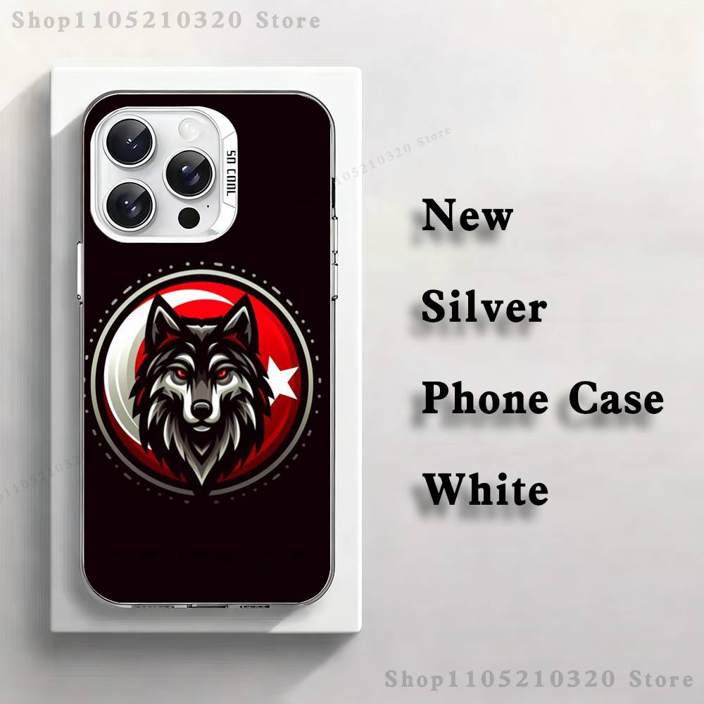Cool Turk Wolf Flag Phone Case For iPhone 17,16,15,14,13,12,11,Mini,Pro,E,MAX White Matte Silicone Whtie Cover iPhone15plus
Cool Turk Wolf Flag Phone Case For iPhone 17,16,15,14,13,12,11,Mini,Pro,E,MAX White Matte Silicone Whtie Cover iPhone15plus