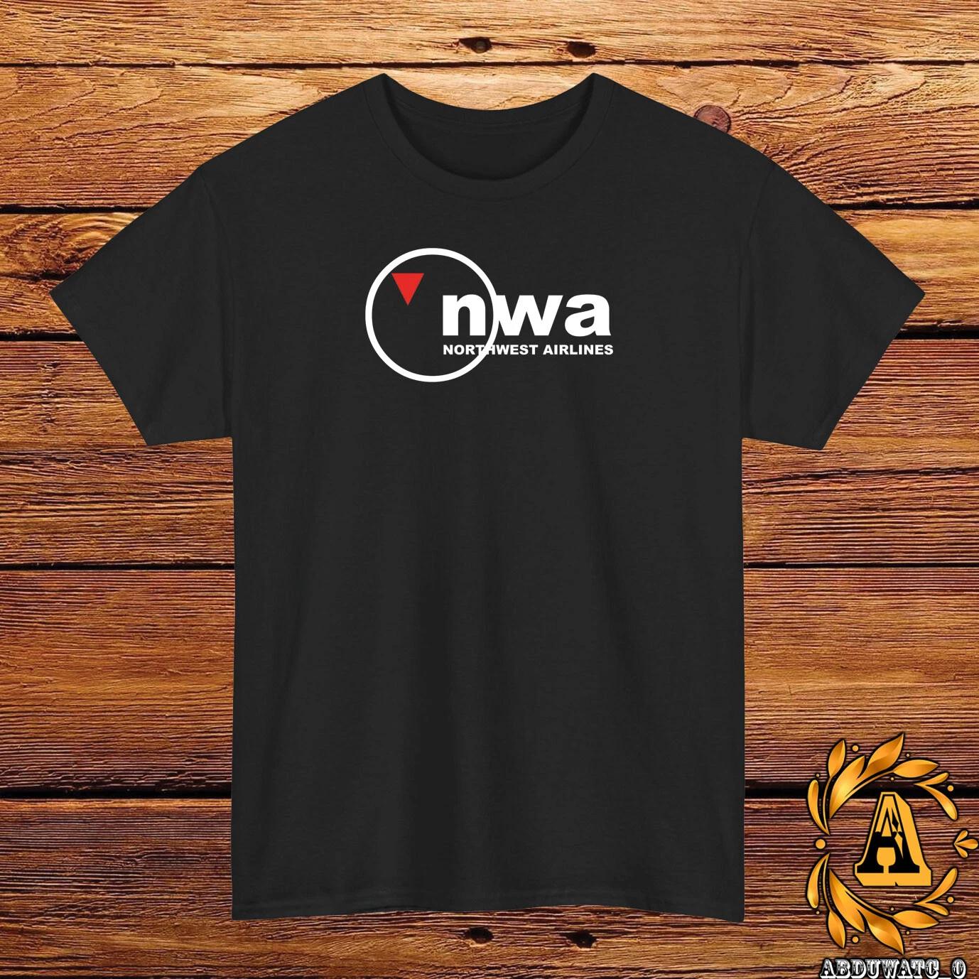 NWA Northwest Airlines LOGO T-Shirt Black/Grey/White/Navy /Red/Light Blue S-5XL XL
NWA Northwest Airlines LOGO T-Shirt Black/Grey/White/Navy /Red/Light Blue S-5XL XL