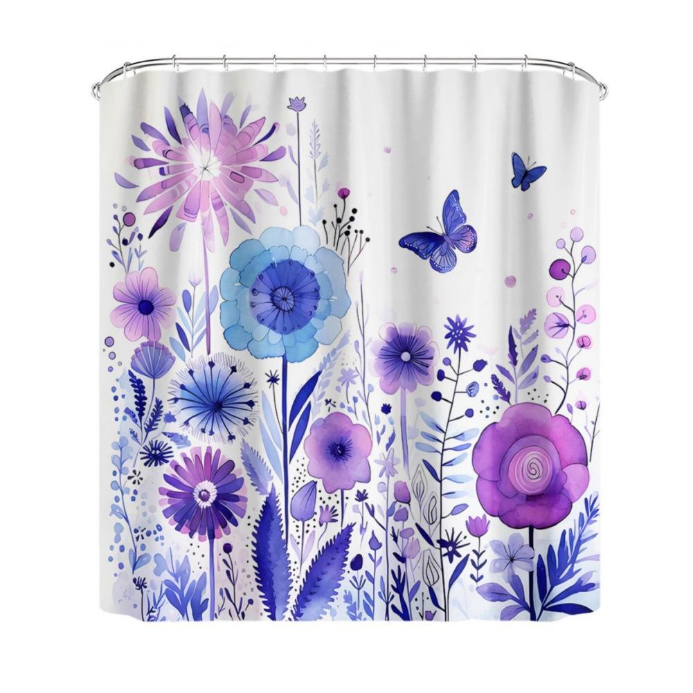 183*183см Занавеска для душа с цветочным узором Водонепроницаемая перегородка Занавеска для ванной с крючками
183*183см Занавеска для душа с цветочным узором Водонепроницаемая перегородка Занавеска для ванной с крючками