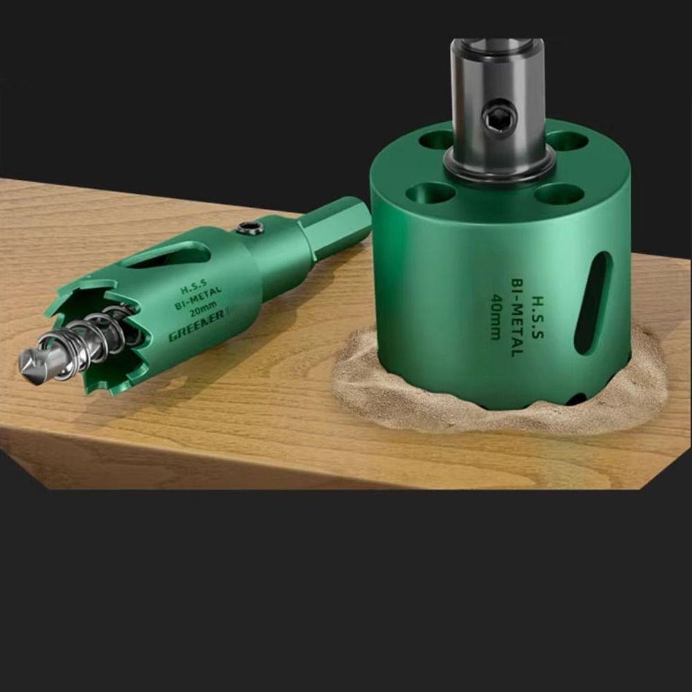 Easy Chip Removal Wood Drilling Crown HSS Steel Bimetal Hole Opener Carpentry Tool Style-A
Easy Chip Removal Wood Drilling Crown HSS Steel Bimetal Hole Opener Carpentry Tool Style-A