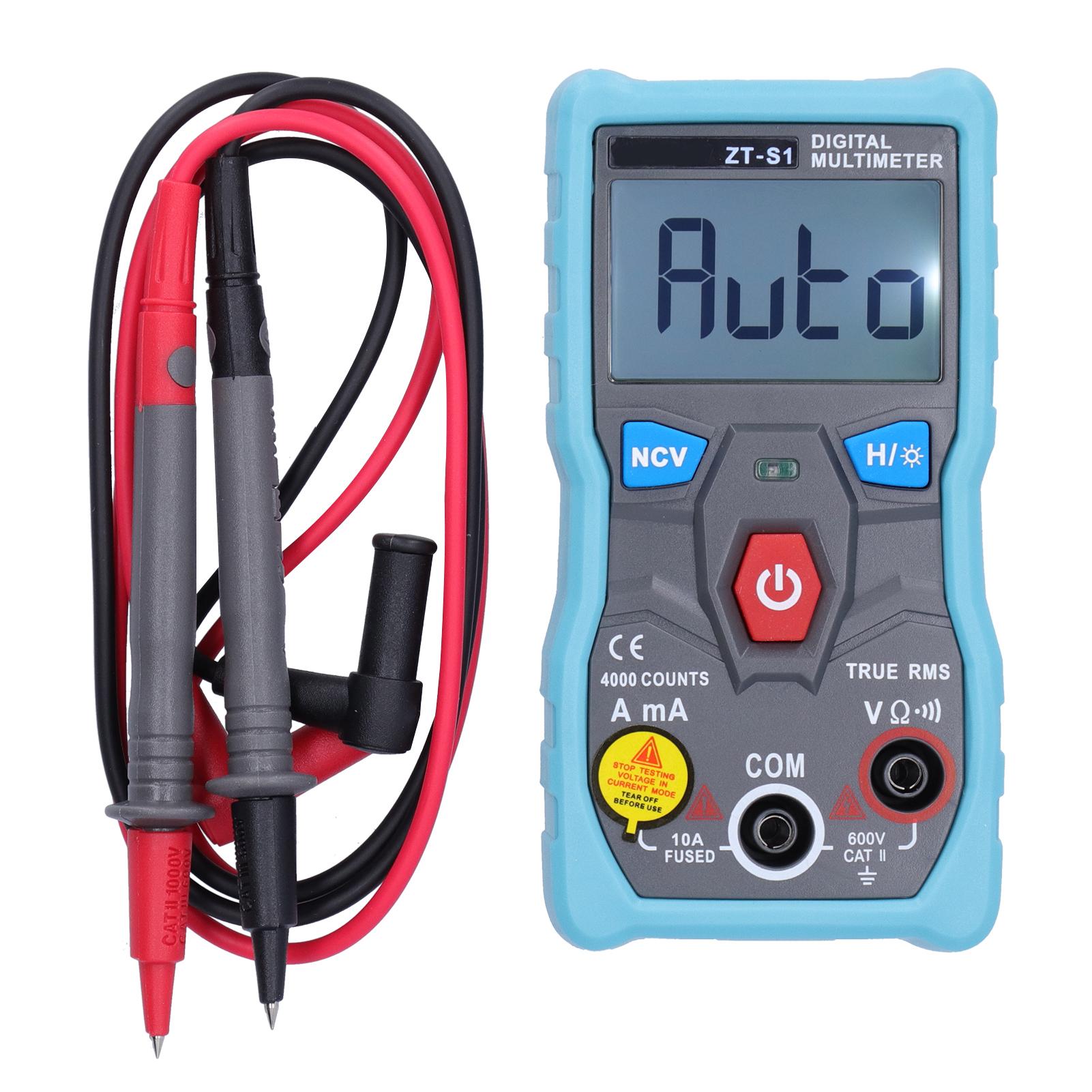 ZTS1 Handheld Digital Multimeter AC DC Current Voltage Resistance Meter Measuring Instrument
ZTS1 Handheld Digital Multimeter AC DC Current Voltage Resistance Meter Measuring Instrument