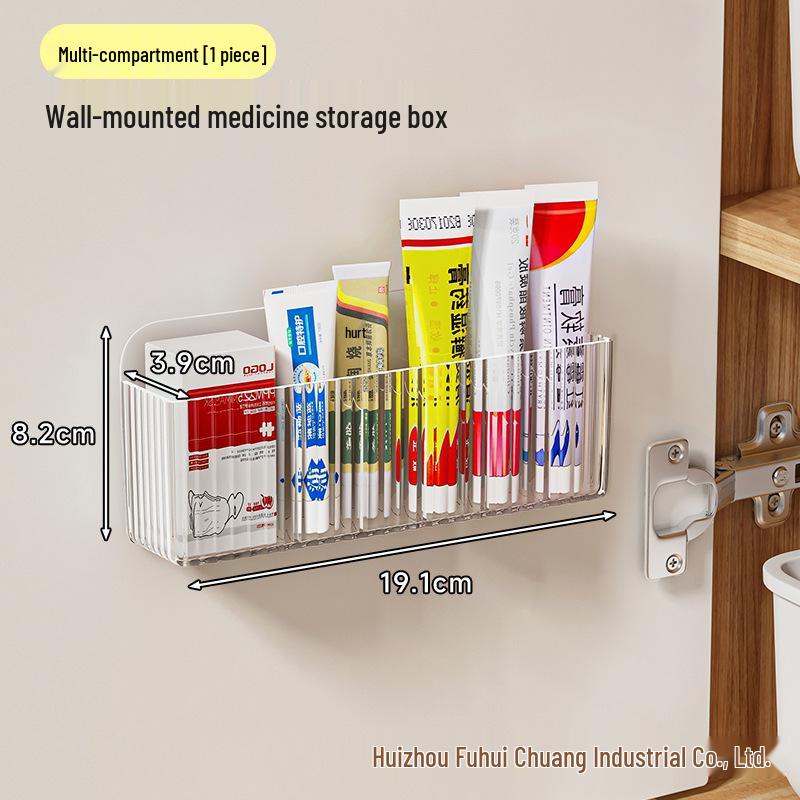Wall-Mounted Medicine Cabinet & First-Aid Storage Box for Organized Ointments 19.1*8.2*3.9cm
Wall-Mounted Medicine Cabinet & First-Aid Storage Box for Organized Ointments 19.1*8.2*3.9cm