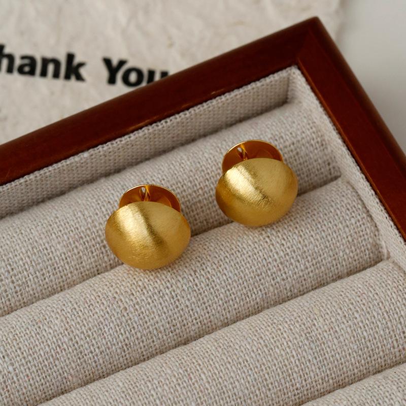 New Fashion Charm Geometry Matte Gold Color Metal Round Ball Stainless Steel Stud Earrings for Women Korea Classic Zircon Gift золотой
New Fashion Charm Geometry Matte Gold Color Metal Round Ball Stainless Steel Stud Earrings for Women Korea Classic Zircon Gift золотой