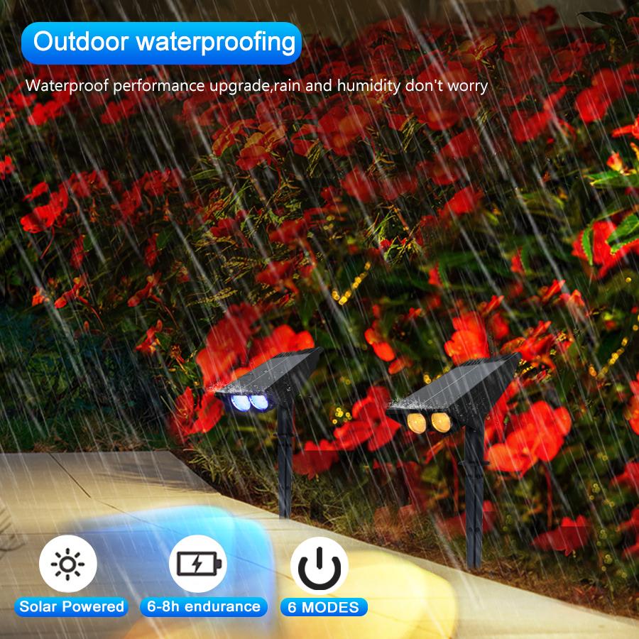 New Solar Spot Lights Outdoor 2LED Solar Zoom Spotlight Waterproof Solar Powered Landscape Light For Outside Yard Garden Tree 1pc
New Solar Spot Lights Outdoor 2LED Solar Zoom Spotlight Waterproof Solar Powered Landscape Light For Outside Yard Garden Tree 1pc