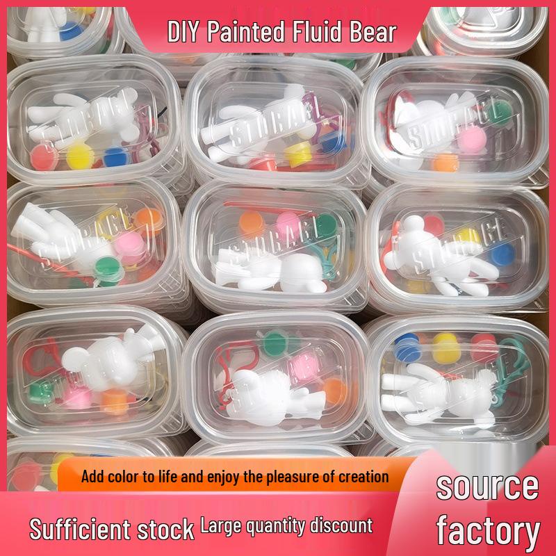 DIY Fluid Bear Children s Graffiti Toy Keychain - Handmade Internet Celebrity Violent Bear Doll
DIY Fluid Bear Children s Graffiti Toy Keychain - Handmade Internet Celebrity Violent Bear Doll