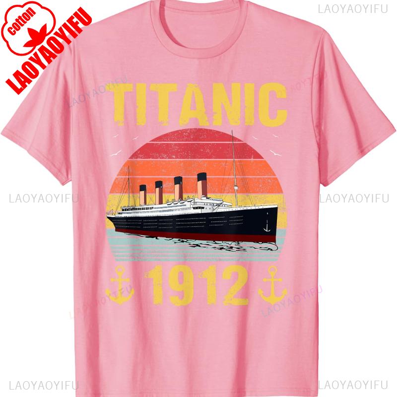Retro Titanic 1912 Cruise Vessel Vintage Ship graphic TShirt High quality cotton Crewneck casual Regular short sleeve Unisex S
Retro Titanic 1912 Cruise Vessel Vintage Ship graphic TShirt High quality cotton Crewneck casual Regular short sleeve Unisex S