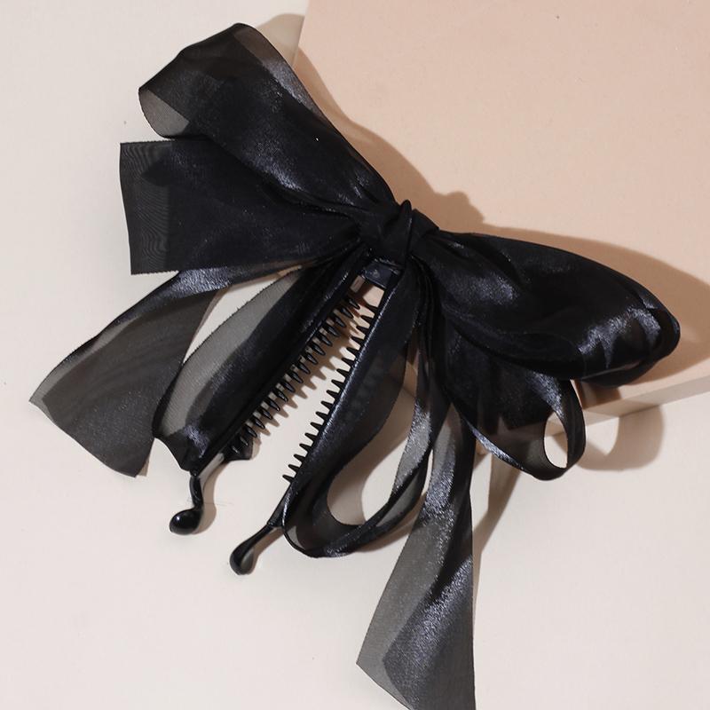 Lystrfac Новые заколки-бананы с бантом для женщин и девочек, заколка для волос с двойным слоем для затылка, заколка для конского хвоста, модные аксессуары для волос
Lystrfac Новые заколки-бананы с бантом для женщин и девочек, заколка для волос с двойным слоем для затылка, заколка для конского хвоста, модные аксессуары для волос