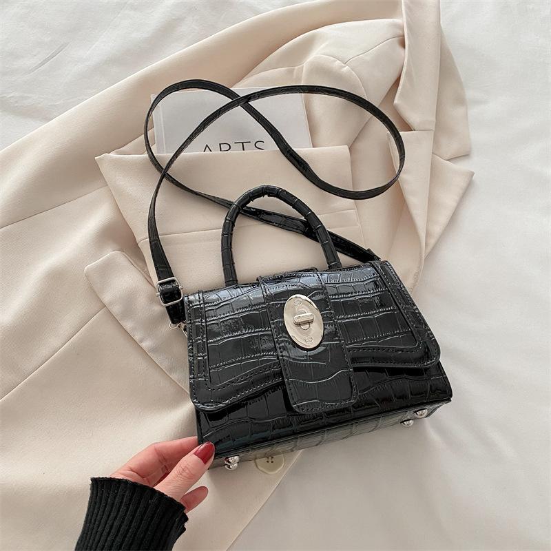 Сумка из текстурированной лакированной кожи с каменным узором, женская, зимняя, 2025 года, маленькая квадратная сумка через плечо чёрный
Сумка из текстурированной лакированной кожи с каменным узором, женская, зимняя, 2025 года, маленькая квадратная сумка через плечо чёрный