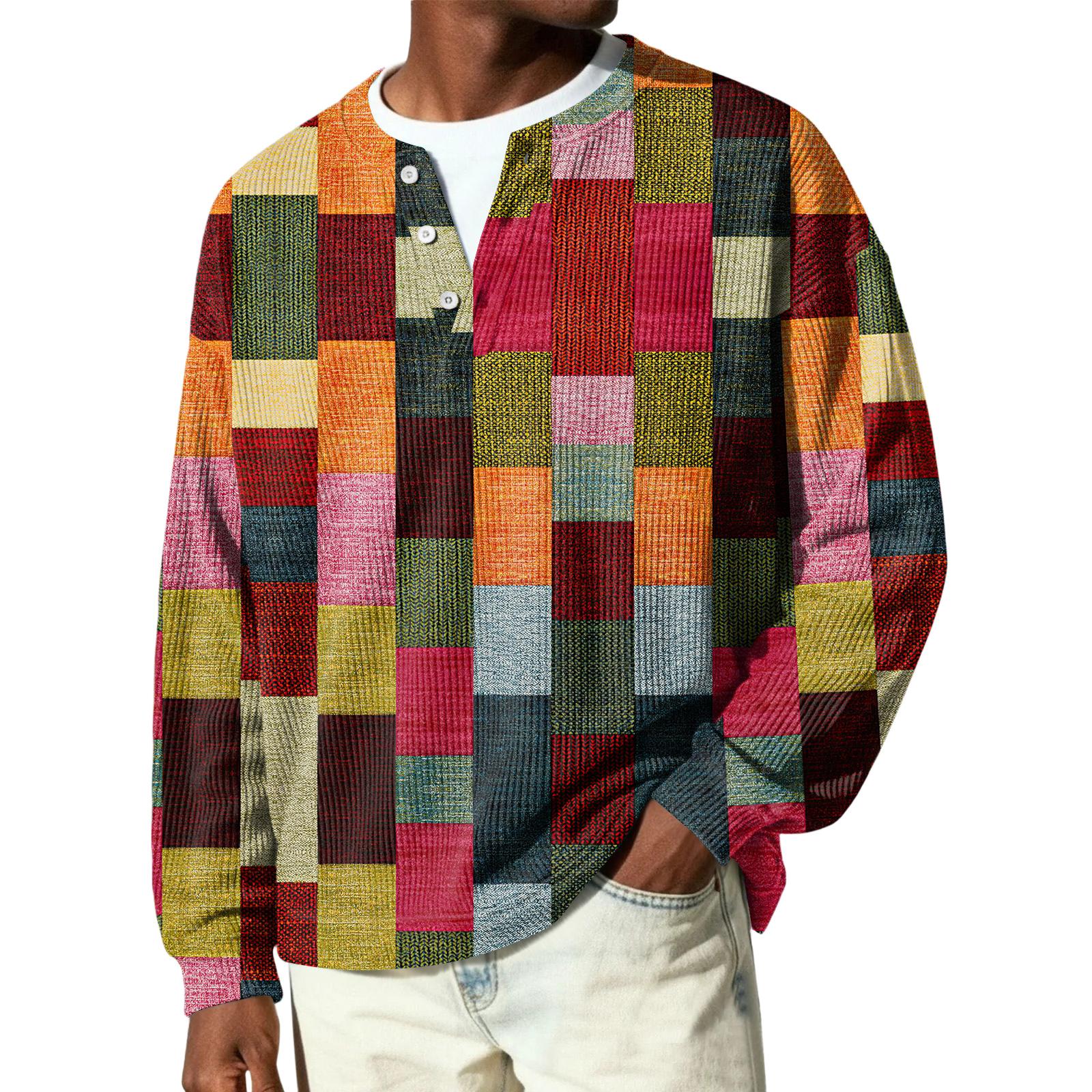 Чоловічий светр з довгим рукавом, гумкою та коміром-стійкою M червоний
Чоловічий светр з довгим рукавом, гумкою та коміром-стійкою M червоний