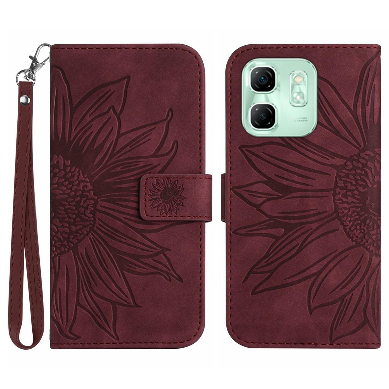 Phone Case For Infinix Hot 50i 4G X6531/Smart 9 HD 4G/Smart 9 4G Sunflower Imprint Leather Wallet Cover with Wrist Strap G
Phone Case For Infinix Hot 50i 4G X6531/Smart 9 HD 4G/Smart 9 4G Sunflower Imprint Leather Wallet Cover with Wrist Strap G