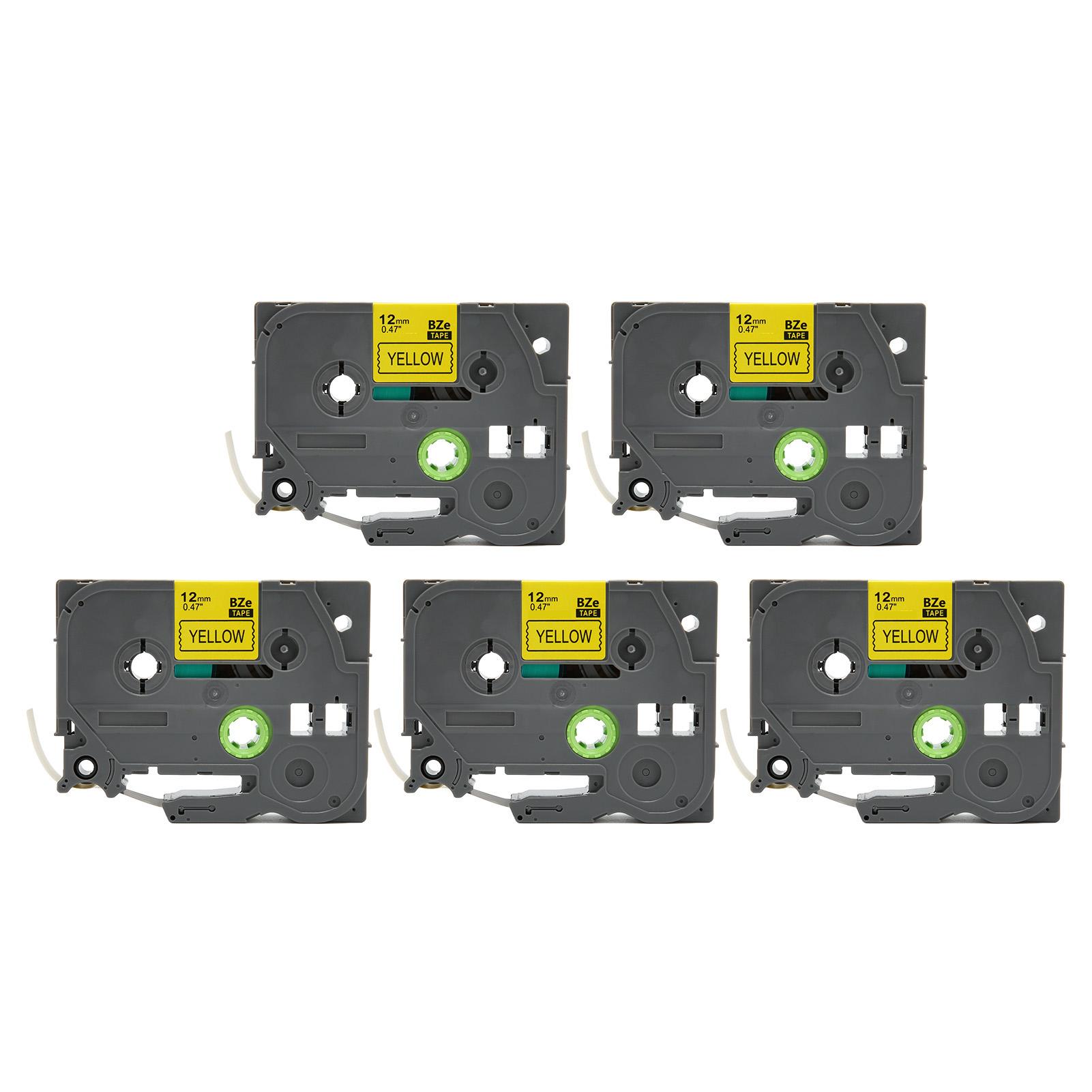 5pcs Label Maker Tape Black On Yellow 2mm TZE231 Strong Adhesive Laminated Label Printing Tape
5pcs Label Maker Tape Black On Yellow 2mm TZE231 Strong Adhesive Laminated Label Printing Tape