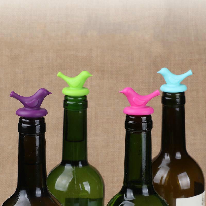 Creative Sweet Color Silicone Wine Bottle Stopper Bird Shape Cork Vinegar Bottle random
Creative Sweet Color Silicone Wine Bottle Stopper Bird Shape Cork Vinegar Bottle random