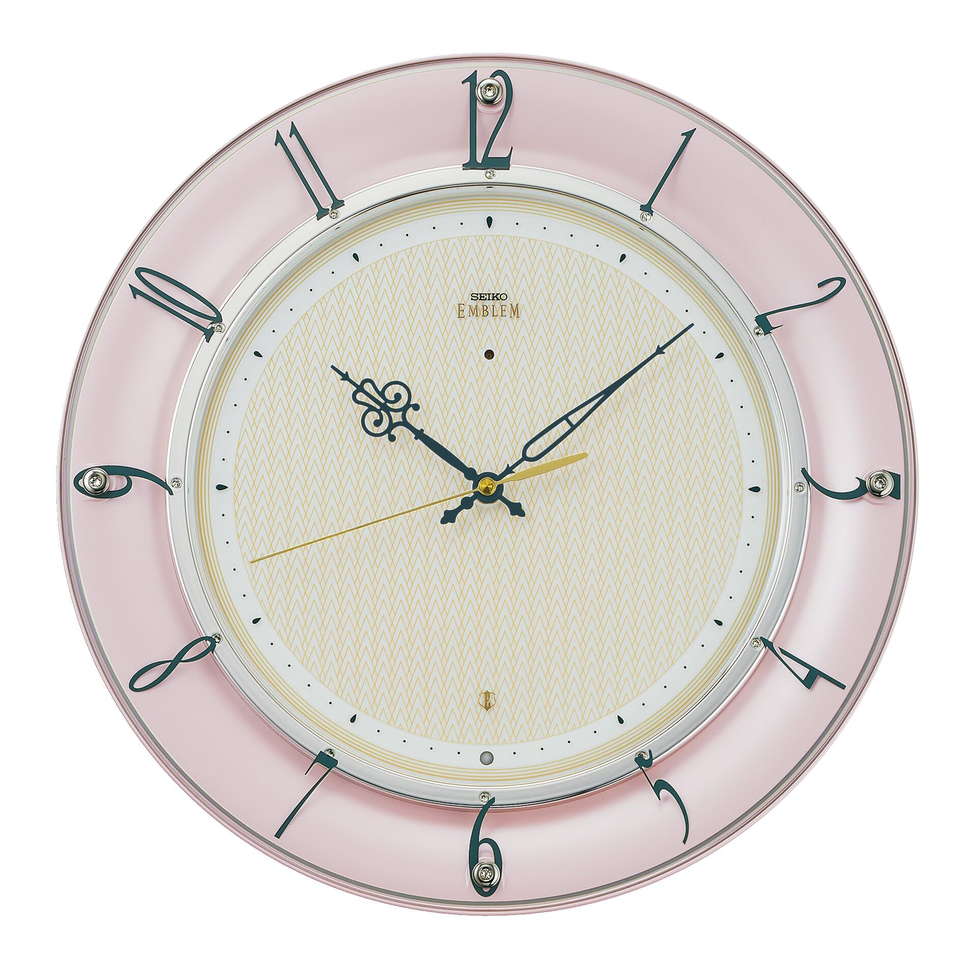 SEIKO EMBLEM Настенные часы Розовый перламутр Диаметр 330 x 46 мм Радио Аналоговые HS561P
SEIKO EMBLEM Настенные часы Розовый перламутр Диаметр 330 x 46 мм Радио Аналоговые HS561P