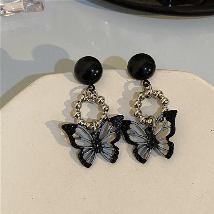 Sweet Girl Earrings Dark Black Niche Design Butterfly Acrylic Net Red Cold Wind Simple Temperament All-match Earrings New Bijoux
Sweet Girl Earrings Dark Black Niche Design Butterfly Acrylic Net Red Cold Wind Simple Temperament All-match Earrings New Bijoux