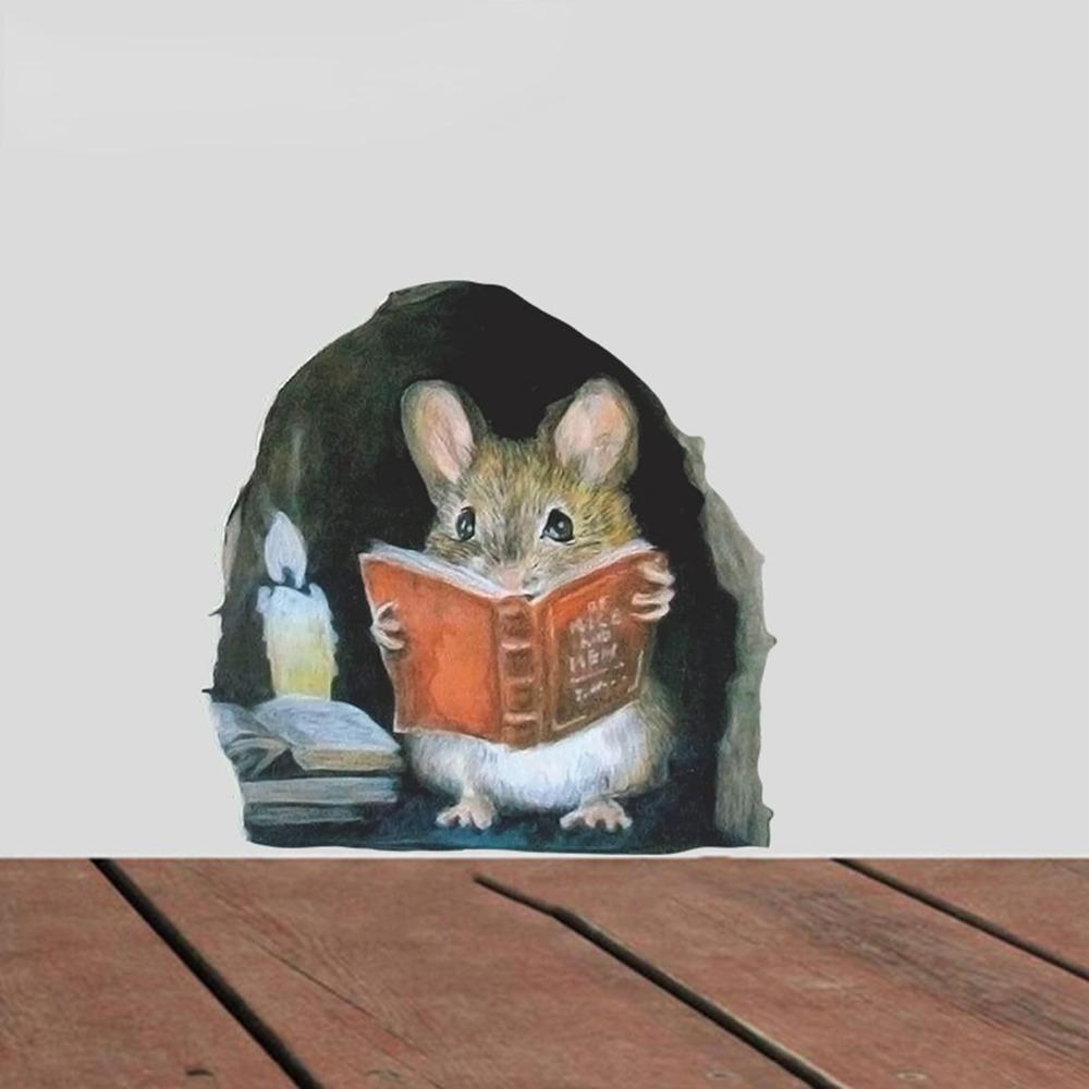 1 шт., наклейки для чтения книг с мышью на стены-водостойкие забавные наклейки на стену для спальни, детской комнаты, декоративная мышь
1 шт., наклейки для чтения книг с мышью на стены-водостойкие забавные наклейки на стену для спальни, детской комнаты, декоративная мышь
