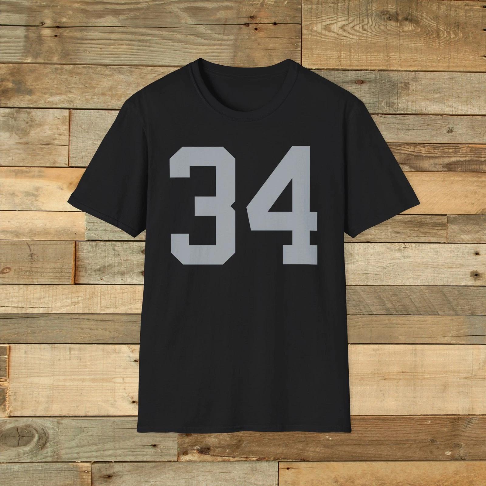 Bo Jackson #34 Oakland Raiders Jersey T shirt - Front & Back Print 4XL
Bo Jackson #34 Oakland Raiders Jersey T shirt - Front & Back Print 4XL