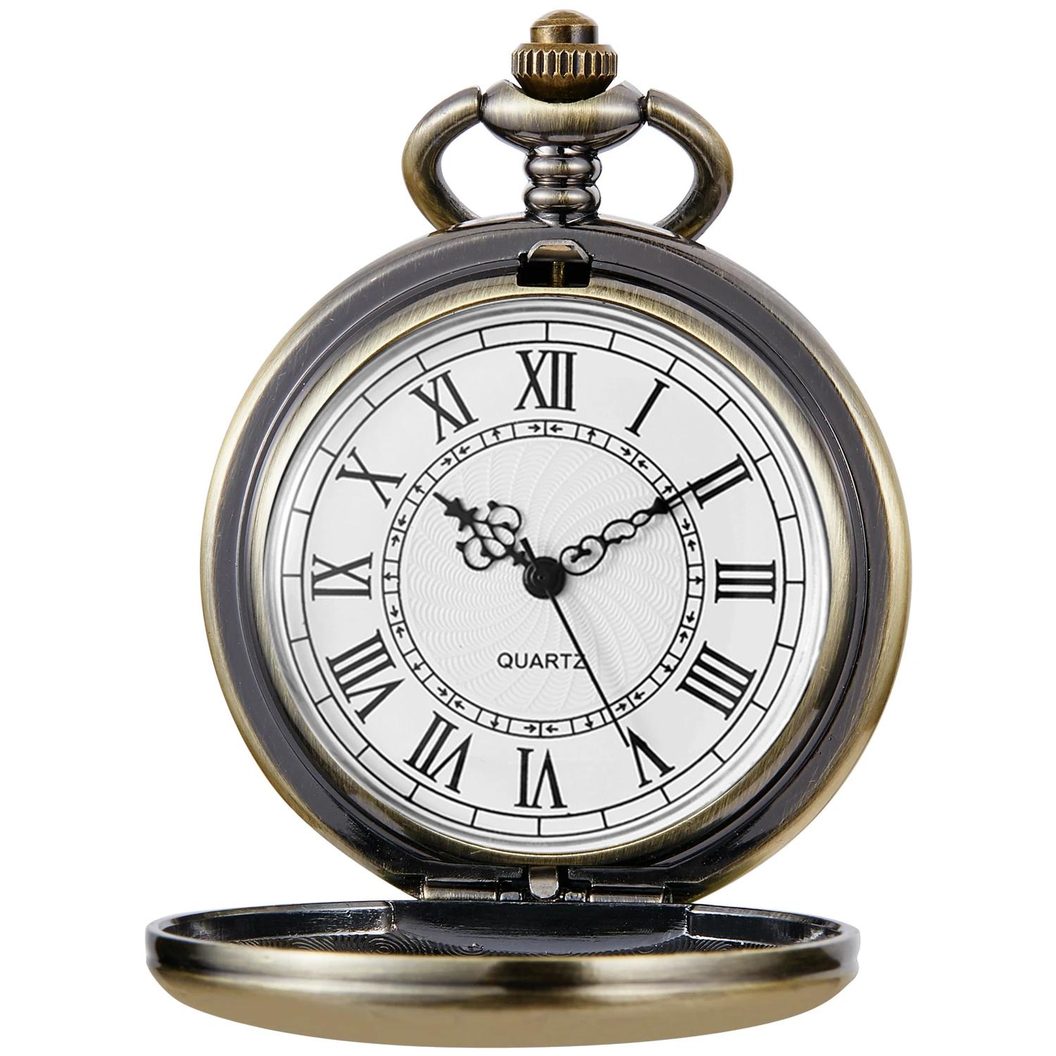 Bronze Smooth Quartz Pocket Watch Pendant Roman Dial Clock Chain Exquisite Charm Gifts Ideal for Men Women Collectors
Bronze Smooth Quartz Pocket Watch Pendant Roman Dial Clock Chain Exquisite Charm Gifts Ideal for Men Women Collectors