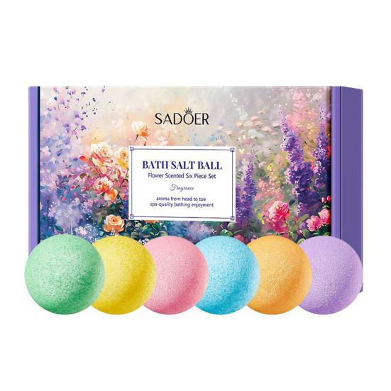 6Pcs 100G Salt Bath Bombs Plants Extract Essential Oils Handmade Fizzies Balls Dry Skin Moisturizing Shower Ball Relaxation Spa Gift 1 Set
6Pcs 100G Salt Bath Bombs Plants Extract Essential Oils Handmade Fizzies Balls Dry Skin Moisturizing Shower Ball Relaxation Spa Gift 1 Set