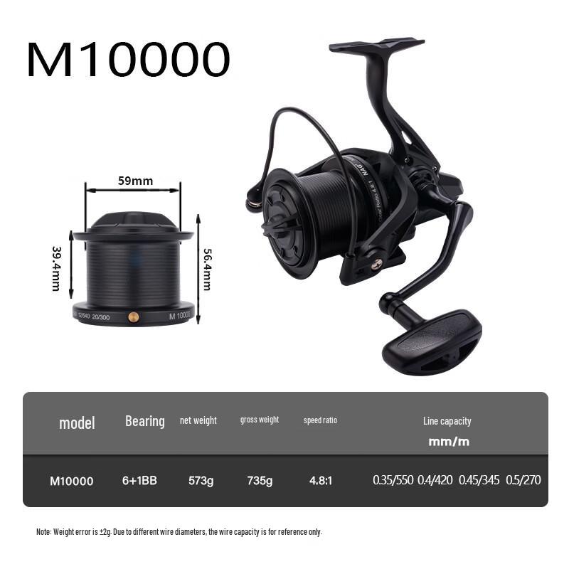 DEUKIO M Series Long Cast Spinning Fishing Reel
DEUKIO M Series Long Cast Spinning Fishing Reel
