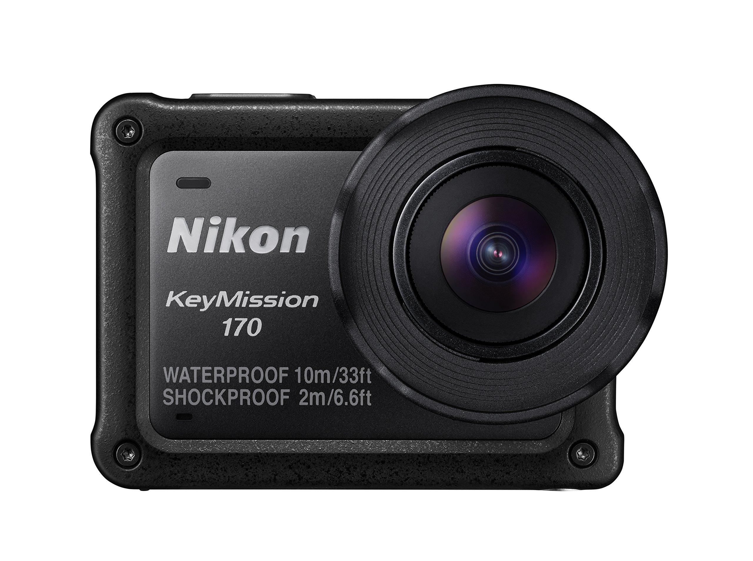 Nikon Waterproof Action Camera KeyMission 170 BK Black чорний
Nikon Waterproof Action Camera KeyMission 170 BK Black чорний