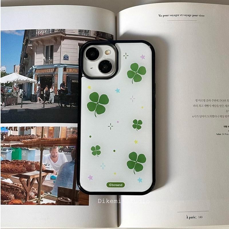 Korean Ins Fresh Starlight Dot Lucky Four Leaf Clover Phone Case For iPhone 17 16 15 14 13 12 11 Pro XR X Max 7 8 Plus Y2K Cover iPhone Air
Korean Ins Fresh Starlight Dot Lucky Four Leaf Clover Phone Case For iPhone 17 16 15 14 13 12 11 Pro XR X Max 7 8 Plus Y2K Cover iPhone Air