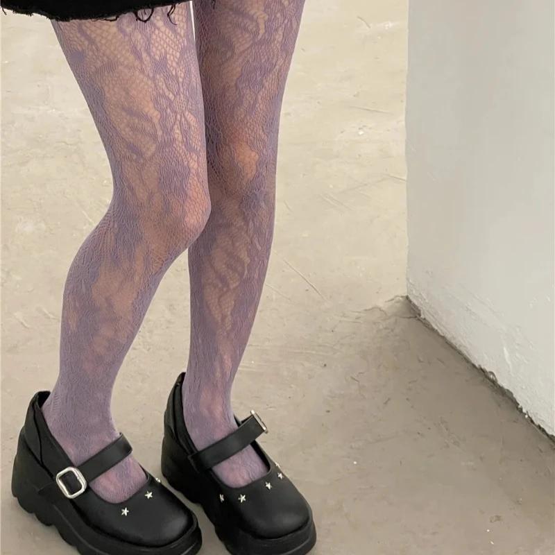 Spicy Girl Style Flower Mesh Socks Colorful Embroidered Hollow Out Women S Pantyhose Sexy Vintage Lace Long Socks
Spicy Girl Style Flower Mesh Socks Colorful Embroidered Hollow Out Women S Pantyhose Sexy Vintage Lace Long Socks