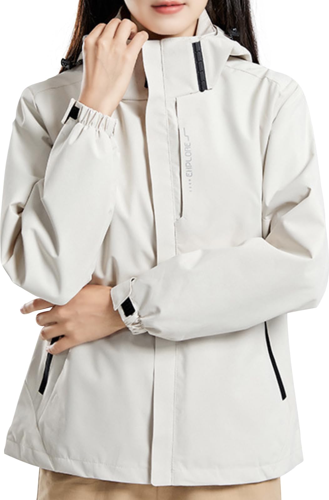 Newne Mountain Outdoor Detachable Loose Parka, Jacket, Lined, Windbreaker, Hood, Outerwear, Simple, Adult, Women s, Harajuku-style, Korean-inspired, белый
Newne Mountain Outdoor Detachable Loose Parka, Jacket, Lined, Windbreaker, Hood, Outerwear, Simple, Adult, Women s, Harajuku-style, Korean-inspired, белый