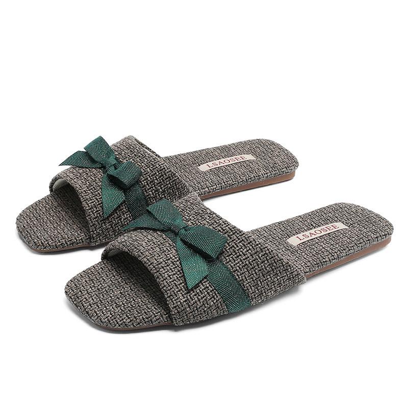 Four Seasons Linen Open-Toe Slippers: Non-Slip Sole, Elegant, and Comfortable for Home Use 40/41
Four Seasons Linen Open-Toe Slippers: Non-Slip Sole, Elegant, and Comfortable for Home Use 40/41
