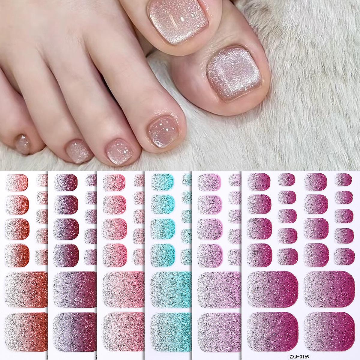 Y2K Glitter Toe Nail Stickers - Waterproof Solid Color for Summer Nail Art Nude nails + nail file
Y2K Glitter Toe Nail Stickers - Waterproof Solid Color for Summer Nail Art Nude nails + nail file