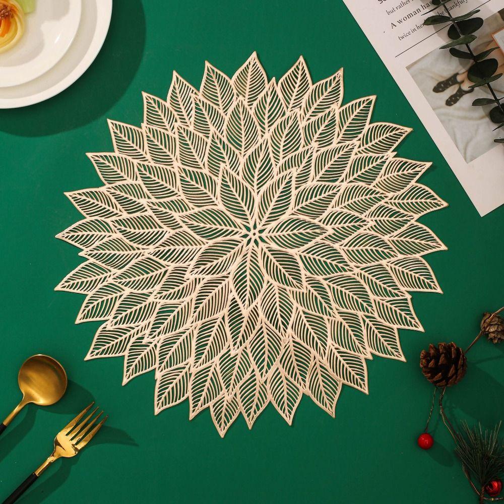 Anti Slip Hollow Placemat Anti-stain Tableware Pad Dining Table Table Mat Kitchen срібний
Anti Slip Hollow Placemat Anti-stain Tableware Pad Dining Table Table Mat Kitchen срібний