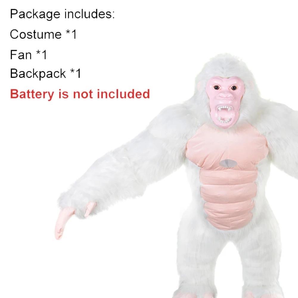 Inflatable King Kong Costume for Adult Halloween Plush Furry Mascot animal Venice Carnival Dress Suit Fursuit orangutan Gorilla 2.2m белый
Inflatable King Kong Costume for Adult Halloween Plush Furry Mascot animal Venice Carnival Dress Suit Fursuit orangutan Gorilla 2.2m белый
