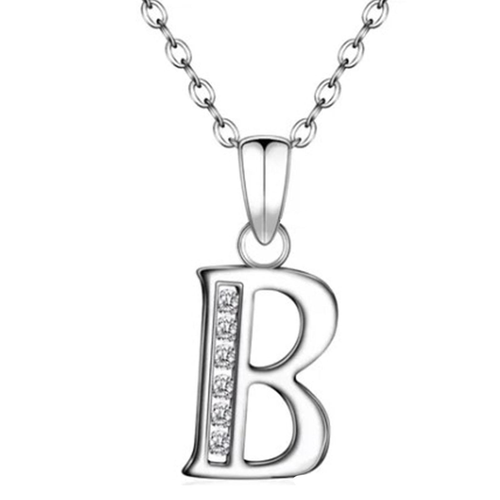 Necklace B Letter Design Fashionable Style Titanium Steel Rhinestones Jewelry Necklace for Daily Use
Necklace B Letter Design Fashionable Style Titanium Steel Rhinestones Jewelry Necklace for Daily Use