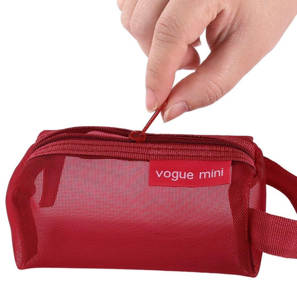 Square Mesh Coin Purse Nylon Transparent Cosmetic Bag Fashion Mesh Storage Bag Student білий
Square Mesh Coin Purse Nylon Transparent Cosmetic Bag Fashion Mesh Storage Bag Student білий