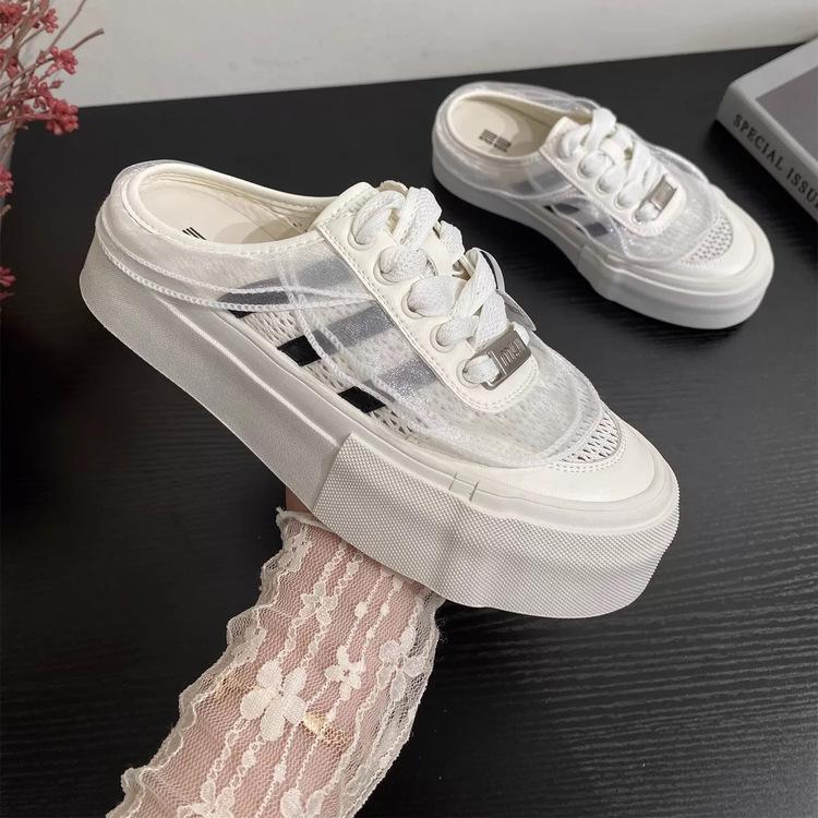 Баотоу тапочки женские для улицы лето новые на толстой подошве полутапочки обувь универсальная женская белая обувь 40 белый
Баотоу тапочки женские для улицы лето новые на толстой подошве полутапочки обувь универсальная женская белая обувь 40 белый