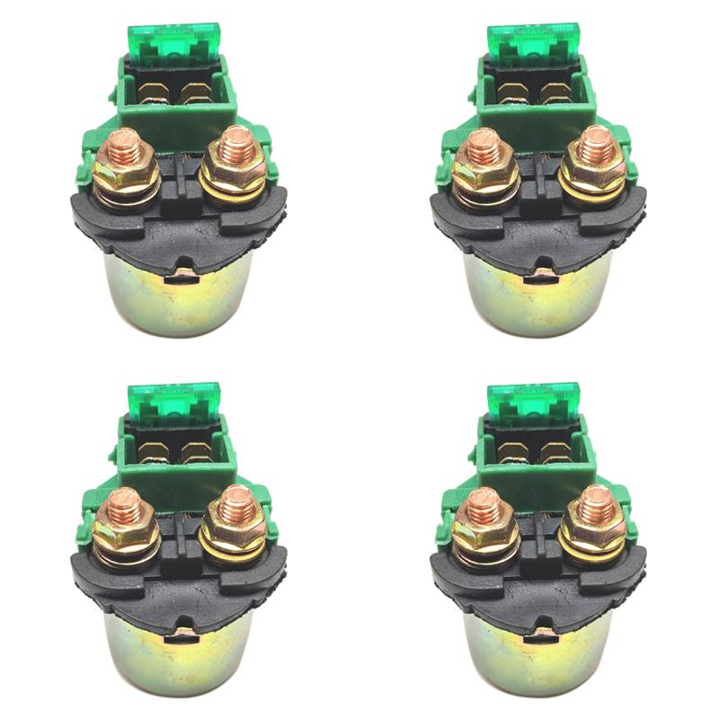 4X Motorcycle Starter Solenoid Relay Ignition Switch For HONDA VT500C For KAWASAKI KLF220 KLF250 EL250 EN500 Black Gold
4X Motorcycle Starter Solenoid Relay Ignition Switch For HONDA VT500C For KAWASAKI KLF220 KLF250 EL250 EN500 Black Gold