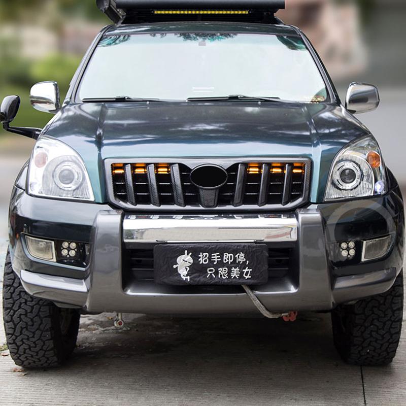 Для Toyota Land Cruiser Prado 120 2003-2009 передняя решетка Net Light, Lc120 средняя сетка, декоративные аксессуары для модификации света
Для Toyota Land Cruiser Prado 120 2003-2009 передняя решетка Net Light, Lc120 средняя сетка, декоративные аксессуары для модификации света