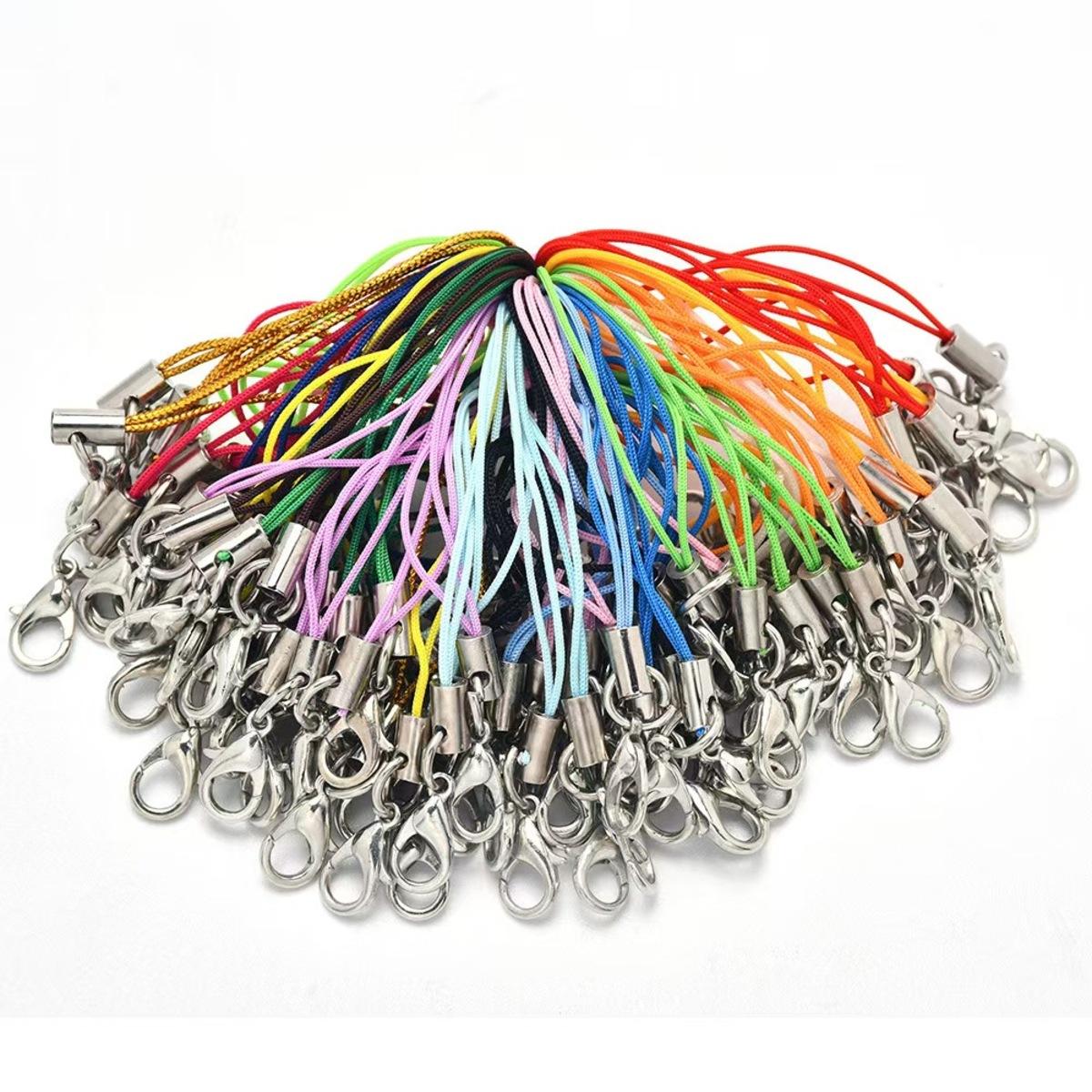 50PCS Black Strap Charm Cord Lanyard Lariat Strap Cords Lobster Clasp Rope Keychains Hooks Mobile Set Charms Jewelry Accessories
50PCS Black Strap Charm Cord Lanyard Lariat Strap Cords Lobster Clasp Rope Keychains Hooks Mobile Set Charms Jewelry Accessories