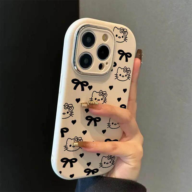 Bowknot Kitty Metal Frame Phone Case for iPhone 13-17 Pro Max iPhone 12 Pro
Bowknot Kitty Metal Frame Phone Case for iPhone 13-17 Pro Max iPhone 12 Pro