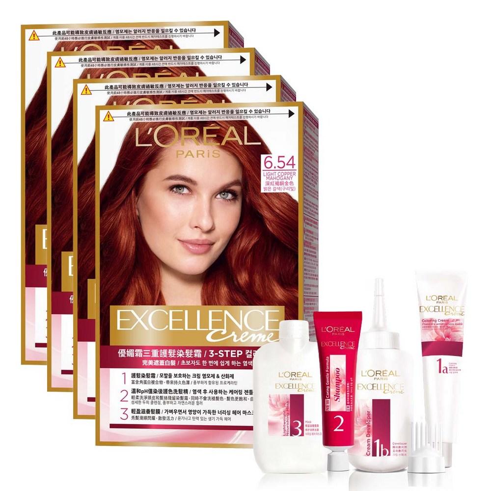 Крем-краска для волос L Oréal Paris Excellence, нет. 6.54 Медно-коричневый, 4 шт.
Крем-краска для волос L Oréal Paris Excellence, нет. 6.54 Медно-коричневый, 4 шт.