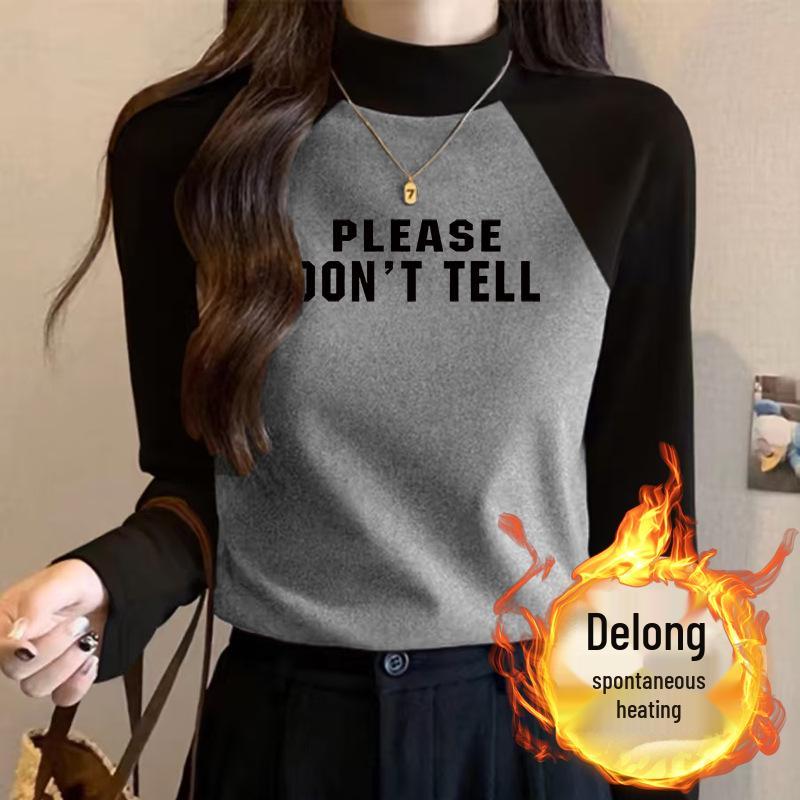 Women s Slim-Fit Velvet Raglan T-Shirt with Color Block and Stand-Up Collar XL (115-130 lbs)
Women s Slim-Fit Velvet Raglan T-Shirt with Color Block and Stand-Up Collar XL (115-130 lbs)