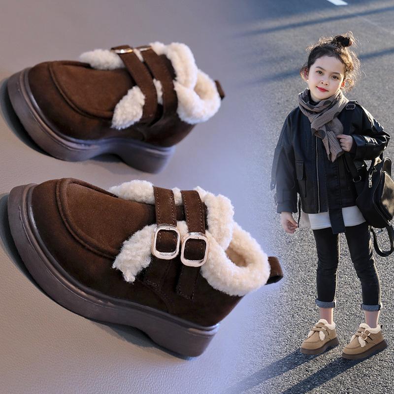 Girls Boots Versatile Buckle Simple Cotton Children Fashion Pu Leather Boots Simple Non-slip Kids Boys Short Boots Drop Shipping
Girls Boots Versatile Buckle Simple Cotton Children Fashion Pu Leather Boots Simple Non-slip Kids Boys Short Boots Drop Shipping