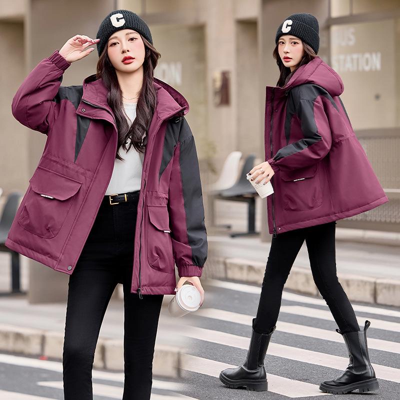 Женская пуховая парка с капюшоном в стиле колор-блок 2024 XL (130-145 jin) красный
Женская пуховая парка с капюшоном в стиле колор-блок 2024 XL (130-145 jin) красный