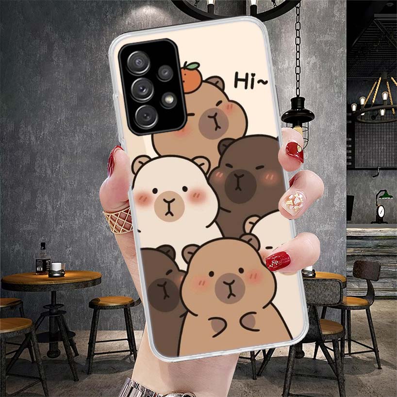 Funny Capybara Cartoon Animal Soft Phone Case For Samsung Galaxy S22 S23 S24 S25 Edge S26 Ultra S20 FE S21 Plus + Fundas Coque G Samsung S24
Funny Capybara Cartoon Animal Soft Phone Case For Samsung Galaxy S22 S23 S24 S25 Edge S26 Ultra S20 FE S21 Plus + Fundas Coque G Samsung S24
