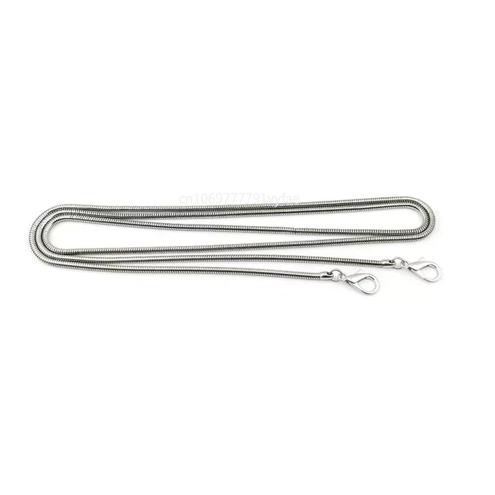 120cm Metal Chain DIY Replacement Bag Strap 3.2/4.2mm Snake Chain For Handbag Crossbody Shoulder Bag Purse Accessories wide 3.2mm
120cm Metal Chain DIY Replacement Bag Strap 3.2/4.2mm Snake Chain For Handbag Crossbody Shoulder Bag Purse Accessories wide 3.2mm