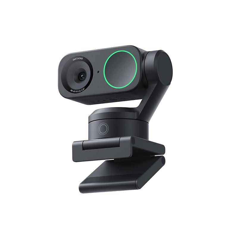 Insta360 Link 2 - Windows/Mac for PTZ 4K Webcam, 1/2 inch sensors, AI Tracking, HDR, AI noise canceling Microphone, gesture operation, streaming,
Insta360 Link 2 - Windows/Mac for PTZ 4K Webcam, 1/2 inch sensors, AI Tracking, HDR, AI noise canceling Microphone, gesture operation, streaming,