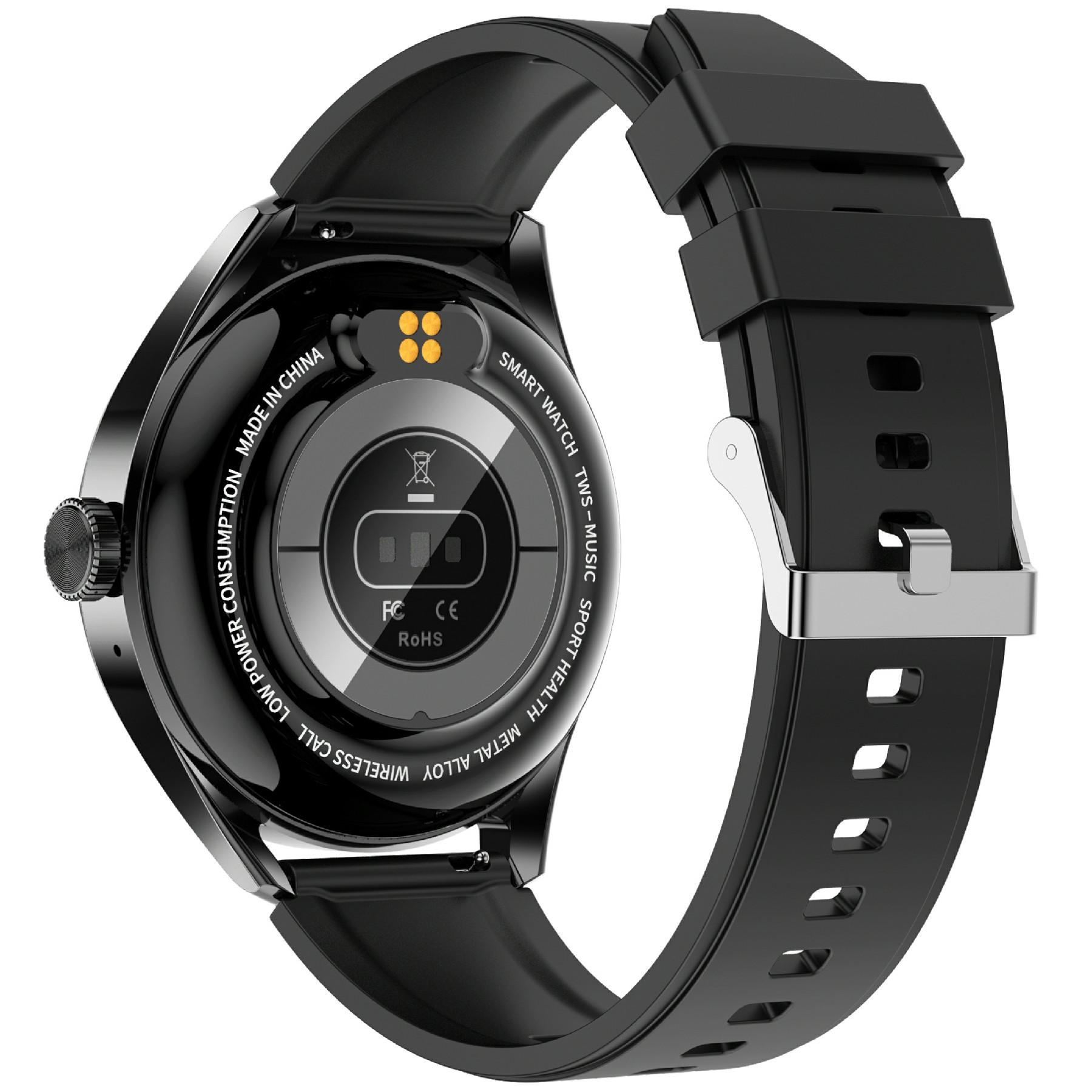 D9 Silicone Strap Smart Watch with Earbuds Bluetooth-compatible 5.3 Heart Rate Monitor NFC Touch Screen Fitness Tracker Silver
D9 Silicone Strap Smart Watch with Earbuds Bluetooth-compatible 5.3 Heart Rate Monitor NFC Touch Screen Fitness Tracker Silver