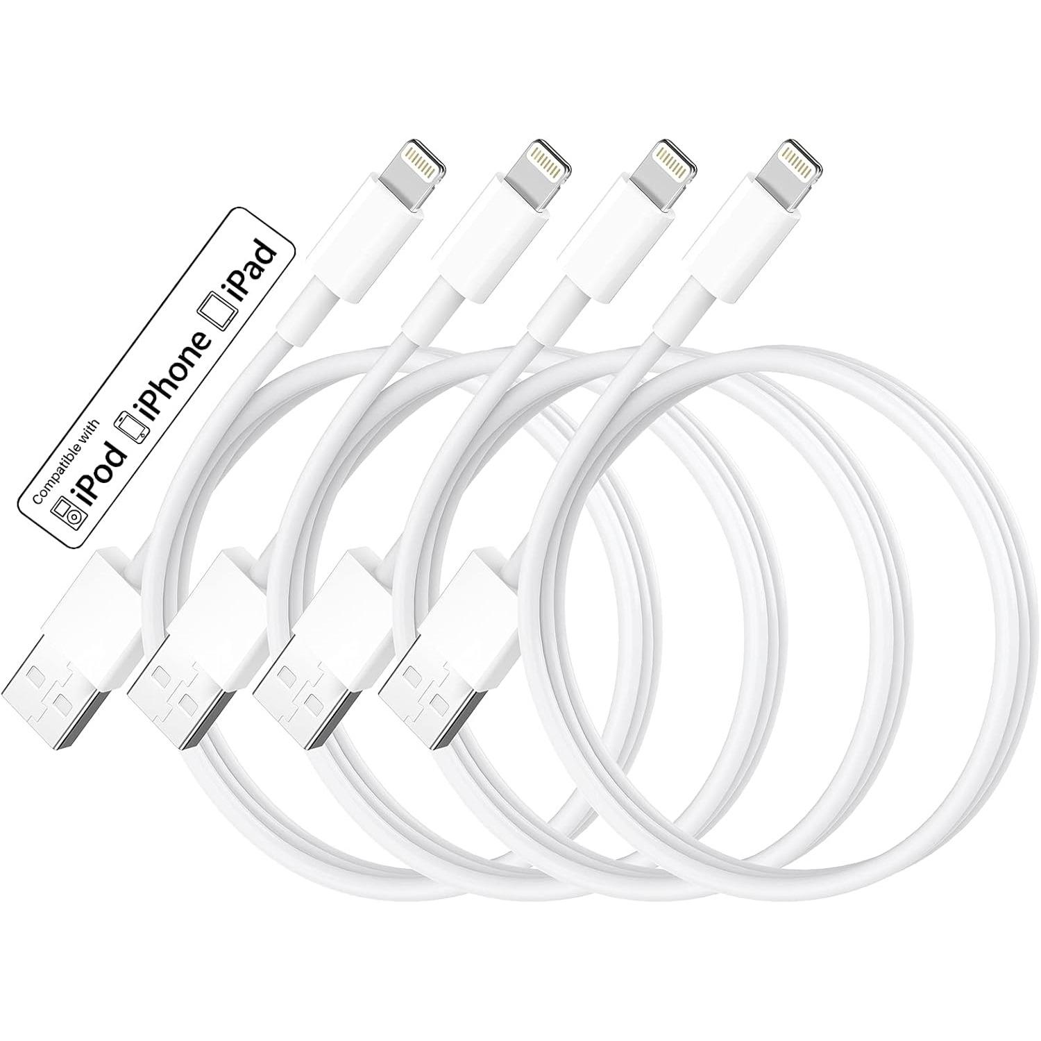 For IPhone Charger Cable 3ft 4Pack for Lightning To USB Charging Cord 3Footfor Apple for IPhone 14 Pro Max/14/13/12/11/XR/Xs/X 1m
For IPhone Charger Cable 3ft 4Pack for Lightning To USB Charging Cord 3Footfor Apple for IPhone 14 Pro Max/14/13/12/11/XR/Xs/X 1m