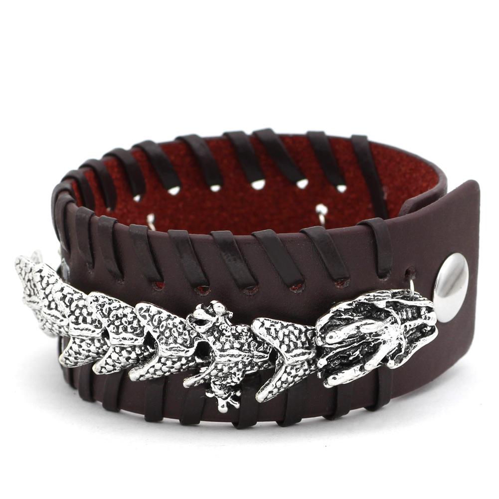 Vintage Viking Celtic Dragon Leather Wrap Bracelet Bold Men s Trendy Cuff Bangle Handmade Jewelry Gift коричневый
Vintage Viking Celtic Dragon Leather Wrap Bracelet Bold Men s Trendy Cuff Bangle Handmade Jewelry Gift коричневый