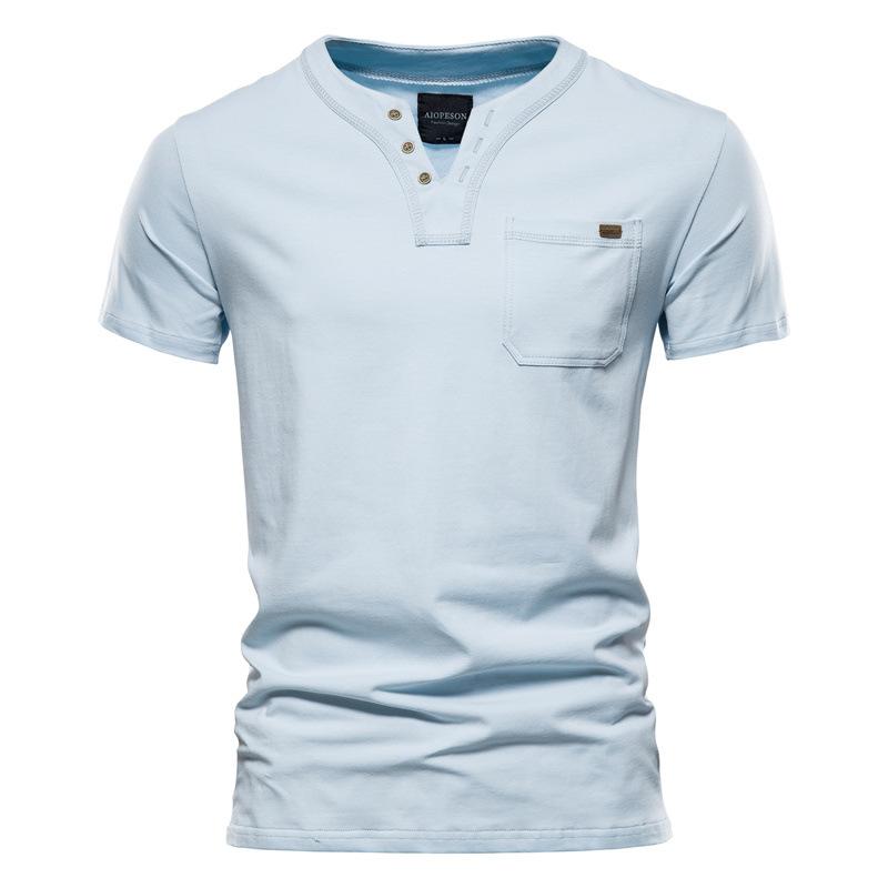 Summer Japanese Casual T-Shirt Men S Fashion Trend Sports T-Shirt Slim-Fit Cotton Pocket Men S T-Shirt Short Sleeve M світло-синій колір
Summer Japanese Casual T-Shirt Men S Fashion Trend Sports T-Shirt Slim-Fit Cotton Pocket Men S T-Shirt Short Sleeve M світло-синій колір